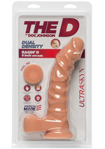 Load image into Gallery viewer, The D Ragin D Ultraskyn Dildo with Balls - Vanilla - 9in
