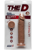 Load image into Gallery viewer, The D Realistic D Ultraskyn Dildo - Caramel - 8in
