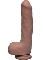 Load image into Gallery viewer, The D Uncut D Ultraskyn Dildo with Balls - Caramel - 9in
