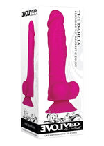 Load image into Gallery viewer, The Dahlia Silicone Dildo - Pink - 9.5in
