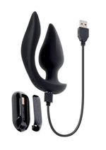 Load image into Gallery viewer, The Genie Rechargeable Silicone Multi-Play Vibrator with Remote
