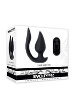 Load image into Gallery viewer, The Genie Rechargeable Silicone Multi-Play Vibrator with Remote - Black

