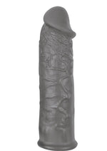 Load image into Gallery viewer, The Great Extender Silicone Penis Sleeve - Gray/Grey - 6in
