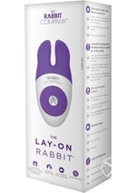 Load image into Gallery viewer, The Lay On Rabbit Rechargeable Silicone Massager - Purple
