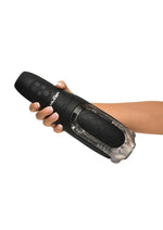 Load image into Gallery viewer, The Mk Pleasure Grip Sucking and Vibrating Rechargeable Masturbator - Black