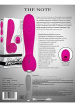 Load image into Gallery viewer, The Note Silicone Rechargeable Vibrator
