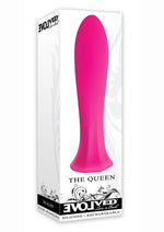 Load image into Gallery viewer, The Queen Rechargeable Silicone Vibrator - Pink
