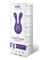 Load image into Gallery viewer, The Ears Plus Rabbit Rechargeable Silicone Stimulator - Purple
