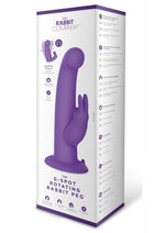 Load image into Gallery viewer, The G-Spot Rotating Rabbit Peg Rechargeable Silicone Vibrator - Purple
