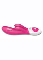 Load image into Gallery viewer, The Rumbly Rabbit Rechargeable Silicone Rabbit Vibrator
