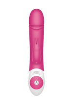 Load image into Gallery viewer, The Thrusting Rabbit Rechargeable Silicone Vibrator with Clitoral Stimulation
