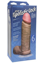 Load image into Gallery viewer, The Realistic Cock Dildo - Vanilla - 6in
