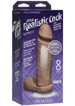 Load image into Gallery viewer, The Realistic Cock Ultraskyn Dildo - Caramel - 8in
