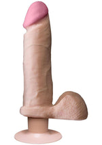 Load image into Gallery viewer, The Realistic Cock Ultraskyn Vibrating Dildo - Vanilla/White - 8in
