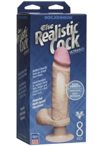Load image into Gallery viewer, The Realistic Cock Ultraskyn Vibrating Dildo - Vanilla/White - 8in
