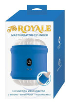 Load image into Gallery viewer, The Royal Masturbator Cylinder Rechargeable - Blue