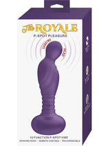 Load image into Gallery viewer, The Royal P-Spot Pleasure Rechargeable Silicone Prostate Stimulator - Purple