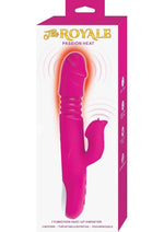 Load image into Gallery viewer, The Royal Passion Heat Rechargeable Silicone Warming Rabbit Vibrator - Pink
