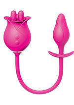 Load image into Gallery viewer, The Royale Dual Massager Silicone Rechargeable Vibrator - Pink