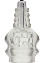 Load image into Gallery viewer, The Super Ball Sucker Vibrating Stroker - Clear
