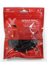 Load image into Gallery viewer, The Xplay Wrap Ring Silicone Slim - Black - 18in - 2 Pack
