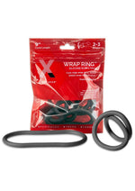 Load image into Gallery viewer, The Xplay Wrap Ring Silicone Slim - Black - 9in - 2 Pack
