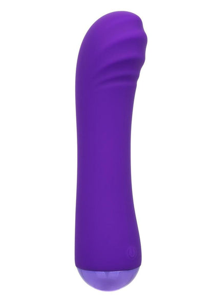 Thicc Chubby Buddy Rechargeable Silicone G-Spot Vibrator - Purple