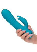 Load image into Gallery viewer, Thicc Chubby Thrusting Tickler Rechargeable Silicone Rabbit Vibrator
