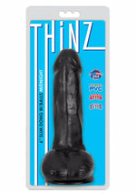 Load image into Gallery viewer, Thinz Slim Dong with Balls - Black - 6in
