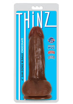 Load image into Gallery viewer, Thinz Slim Dong with Balls - Chocolate - 6in
