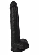 Load image into Gallery viewer, Thinz Slim Dong with Balls - Black - 8in

