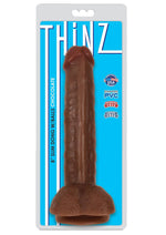 Load image into Gallery viewer, Thinz Slim Dong with Balls - Chocolate - 8in
