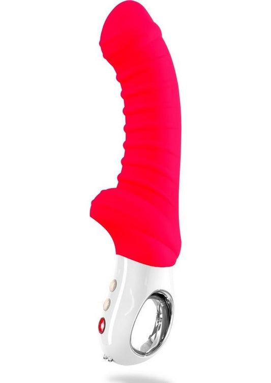 Tiger G5 Silicone Vibrator - India - Red