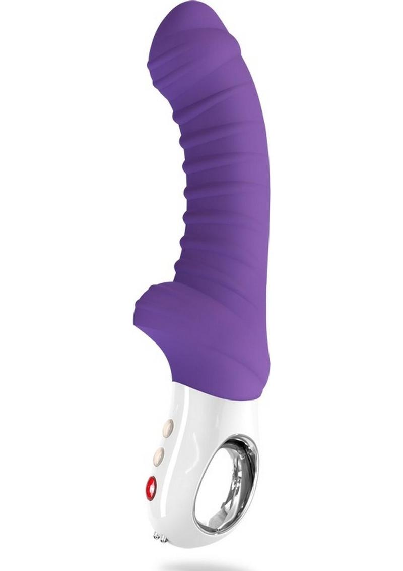 Tiger G5 Silicone Vibrator - Purple/Violet