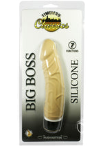Load image into Gallery viewer, Timeless Classics Big Boss Silicone Vibrator - Flesh/Vanilla
