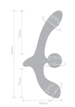 Load image into Gallery viewer, Together Double Tap Rechargeable Silicone Double-Ended Vibrating Strapless Strap-On
