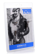 Load image into Gallery viewer, Tom Of Finland Bro&#39;s Pins Magnetic Nipple Clamps - Gray/Metal
