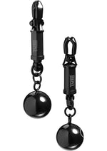 Load image into Gallery viewer, Tom Of Finland Nipple Barrel Clamps - Black
