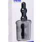 Tom Of Finland Rose Bud Cylinder W/ Beaded Silicone Insert - Black