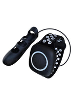 Load image into Gallery viewer, Touche L Rechargeable Silicone Finger Vibrator - Black/Gray/Grey
