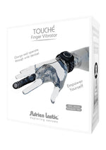 Load image into Gallery viewer, Touche L Rechargeable Silicone Finger Vibrator - Black/Gray/Grey
