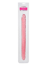 Load image into Gallery viewer, Translucence Viened Super Slim Dildo - Pink - 17.5in
