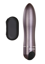 Load image into Gallery viewer, Travel Gasm Rechargeable Bullet - Grey/Gun Metal/Metal

