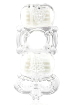 Load image into Gallery viewer, Tri-O Triple Pleasure Ring - Clear
