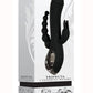 Trifecta Rechargeable Silicone Rabbit Vibrator - Black