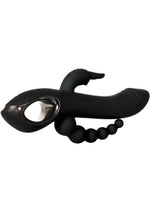 Load image into Gallery viewer, Trifecta Rechargeable Silicone Rabbit Vibrator
