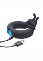 Load image into Gallery viewer, Trinity Men 10x Cock Cobra Dual Stimulating Rechargeable Silicone Cock Ring
