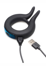 Load image into Gallery viewer, Trinity Men 10x Cock Viper Dual Stimulating Rechargeable Silicone Cock Ring
