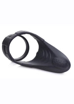 Load image into Gallery viewer, Trinity Men 10x Rechargeable Silicone Cock Ring with Vibrating Taint Stimulator
