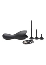 Load image into Gallery viewer, Trinity Men 10x Vibrating Rechargeable Silicone Penis Head Teaser with Urethral Sounds
